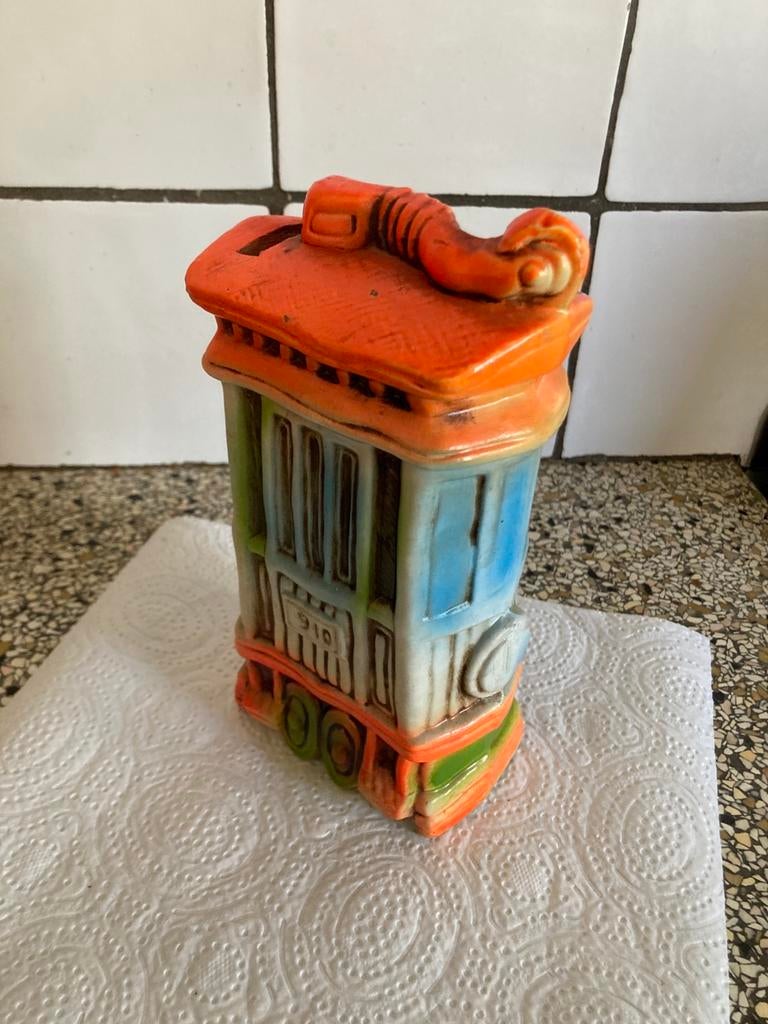 Leuke spaarpot oud, Ophalen of Verzenden, Zo goed als nieuw, Steen, Aardewerk of Keramiek, Dier