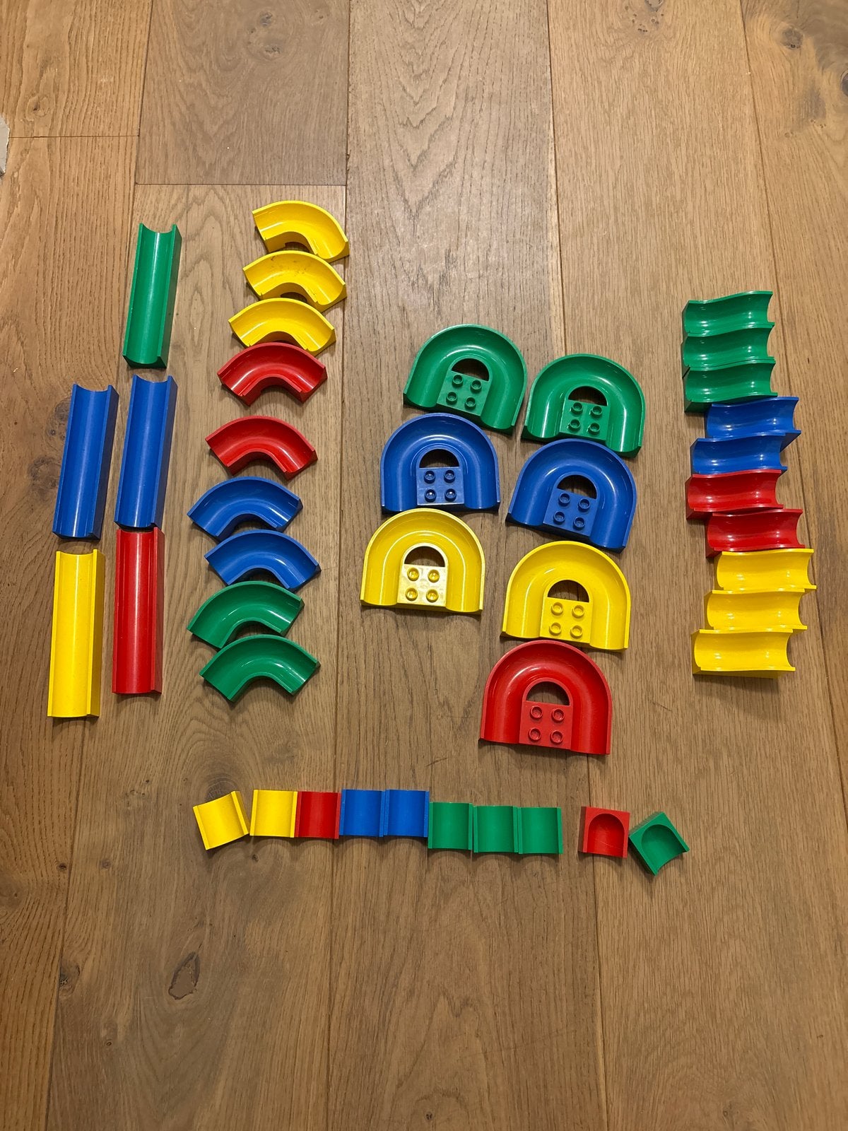 Hubelino Knikkerbaan Set LEGO DUPLO, Ophalen of Verzenden, Gebruikt, Overige merken