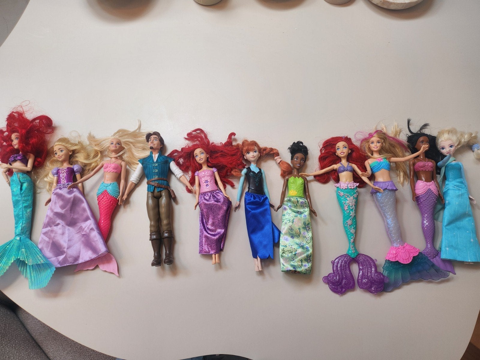 Set Disney & Zeemeermin Barbie's, Ophalen of Verzenden, Zo goed als nieuw