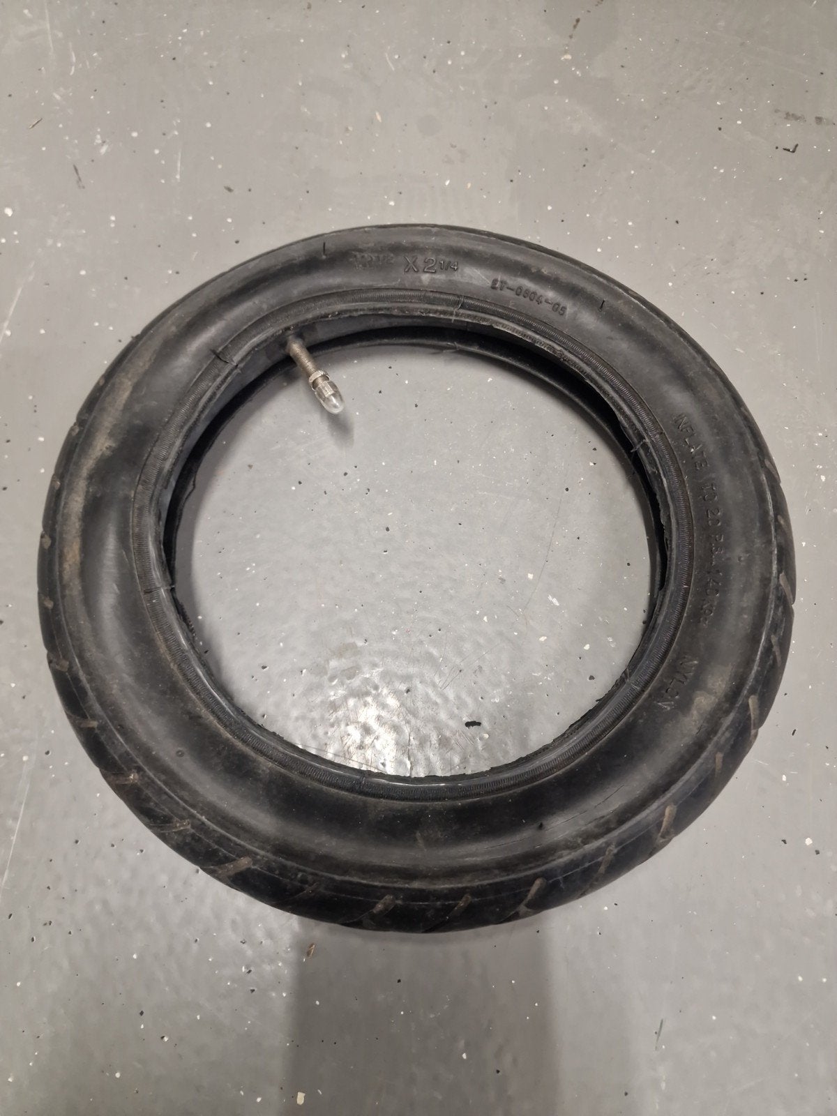 Bandje met binnenband voor kinderwagen 12 1/2" gratis, Ophalen, Gebruikt, Overige merken