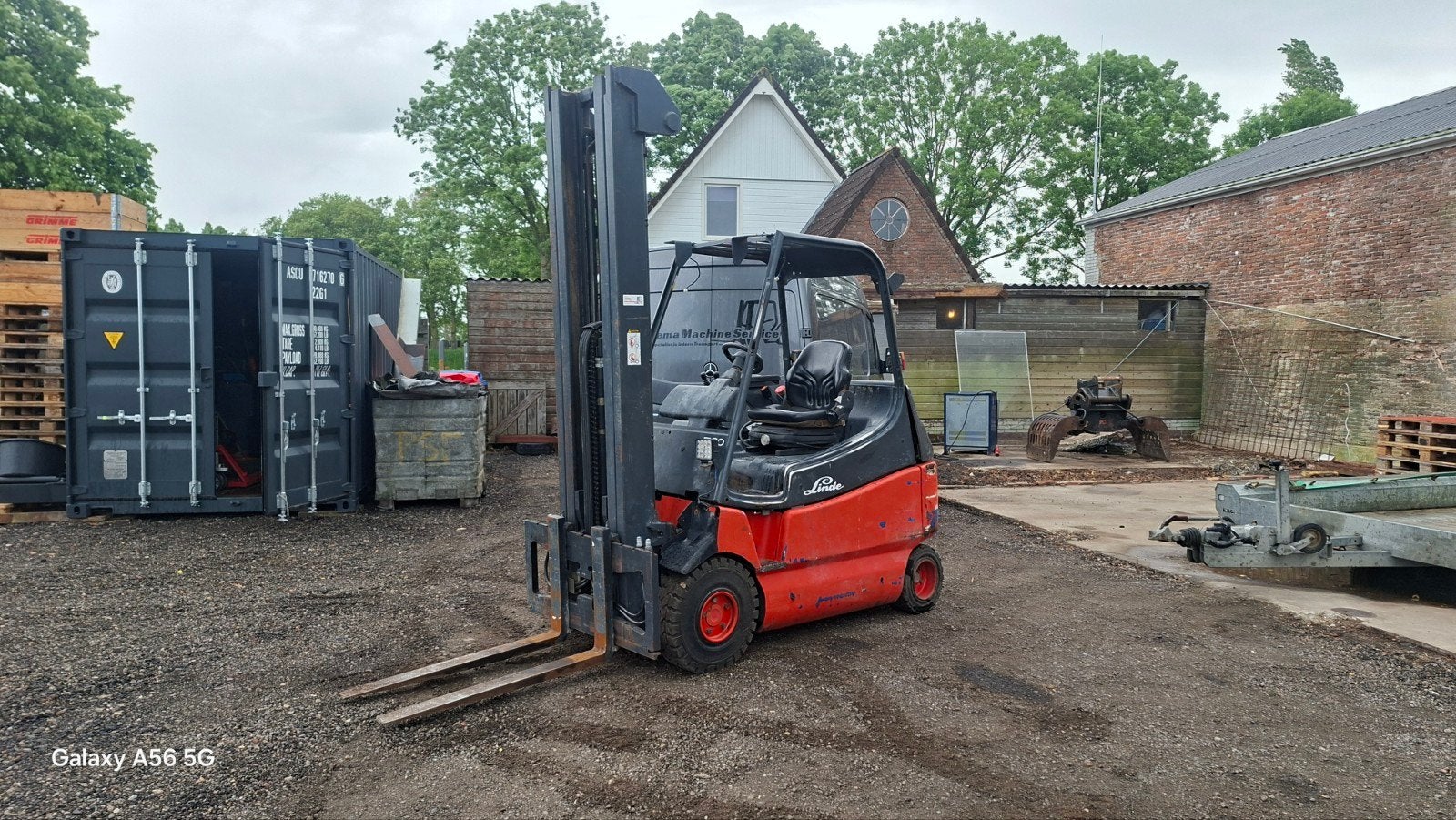Linde E30S-03-600, Zakelijke goederen, Machines en Bouw | Heftrucks en Intern transport, Ophalen, Elektrisch, Heftruck