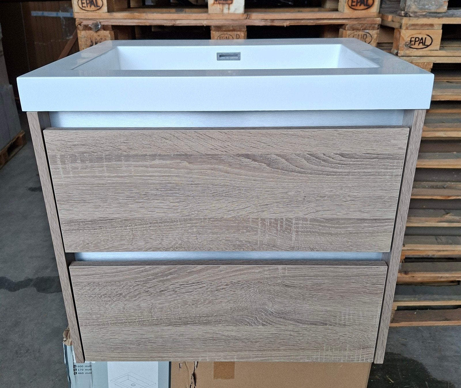 Badkamermeubel 60x46 cm, Ophalen, Nieuw, 50 tot 100 cm, Minder dan 100 cm