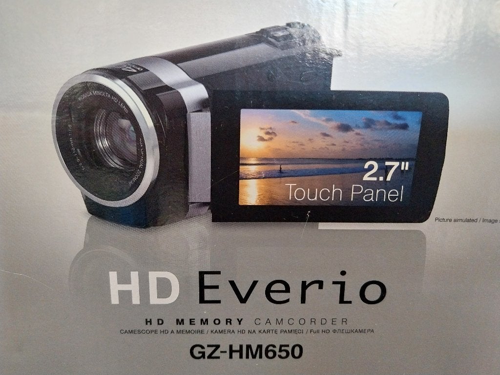 JVC HD Everio GZ-HM650 Camcorder - Full HD, 40x Zoom, Full HD, JVC, 20x of meer, Overige soorten