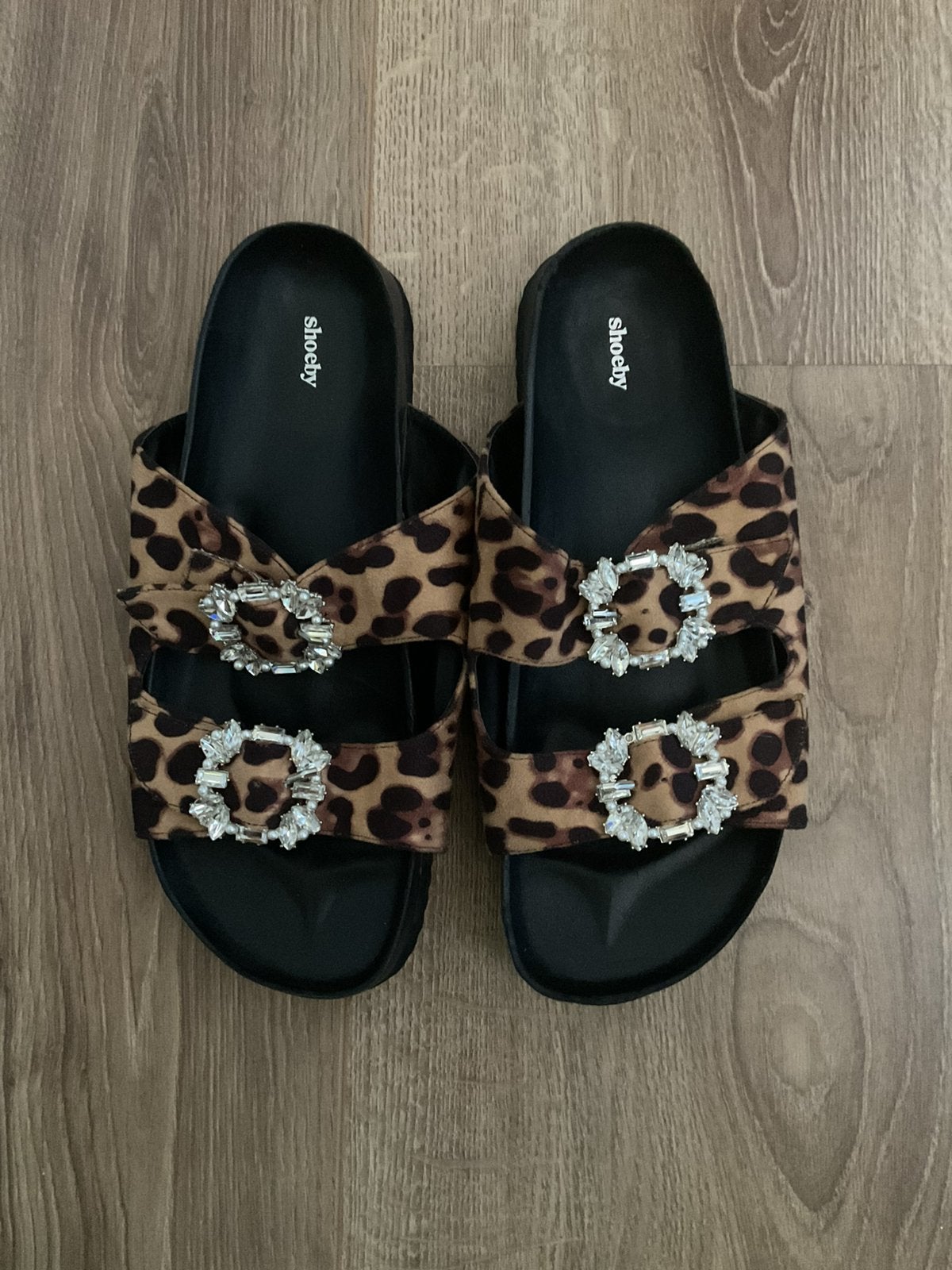 Shoeby Sandalen maat 39, Zwart, Zo goed als nieuw, Sandalen of Muiltjes, Ophalen of Verzenden