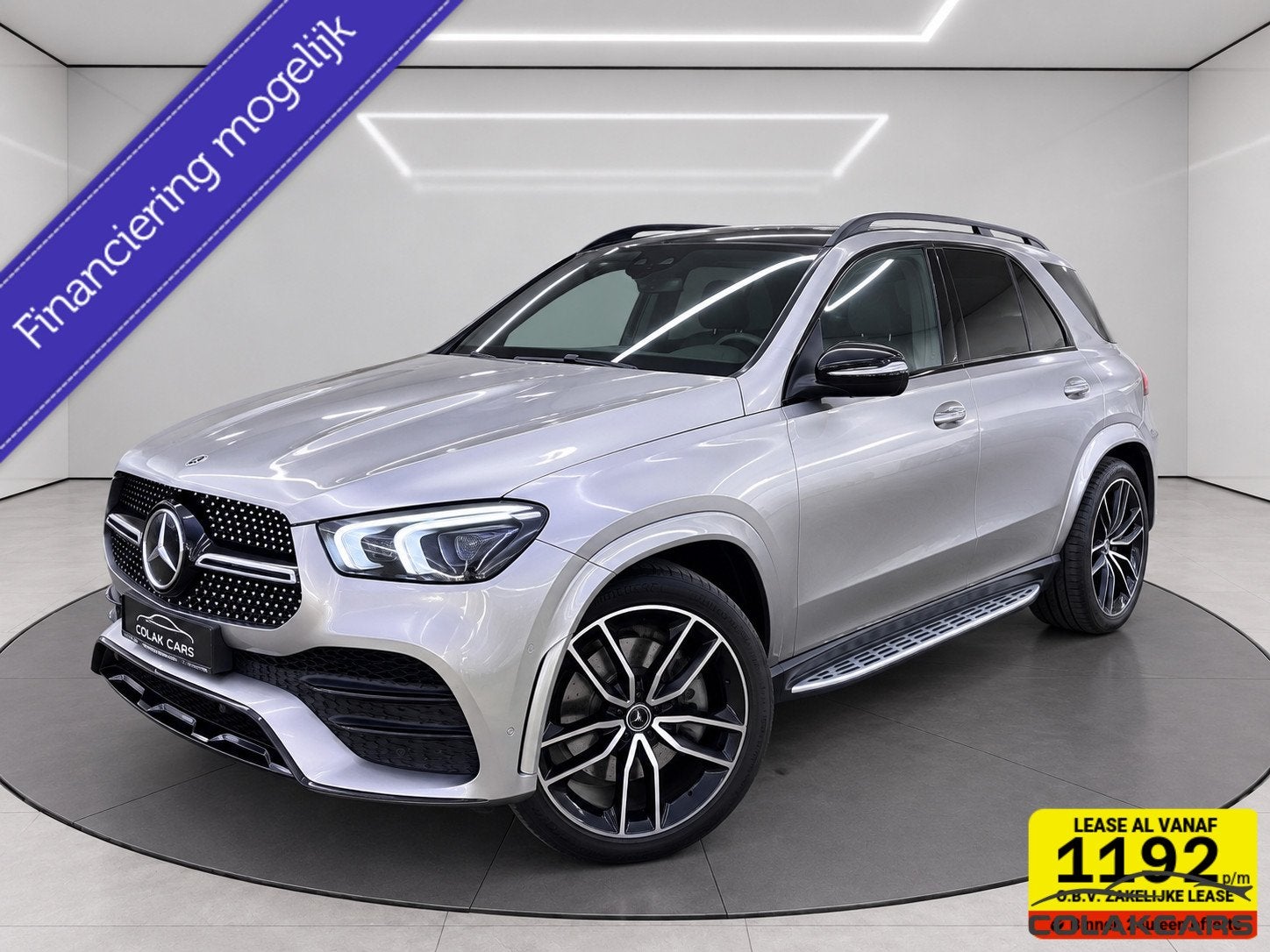 Mercedes GLE-klasse 400 d 4MATIC AMG Line-Pano-HUD-Garantie!, Auto's, Euro 6, 2925 cc, 330 pk, Leder