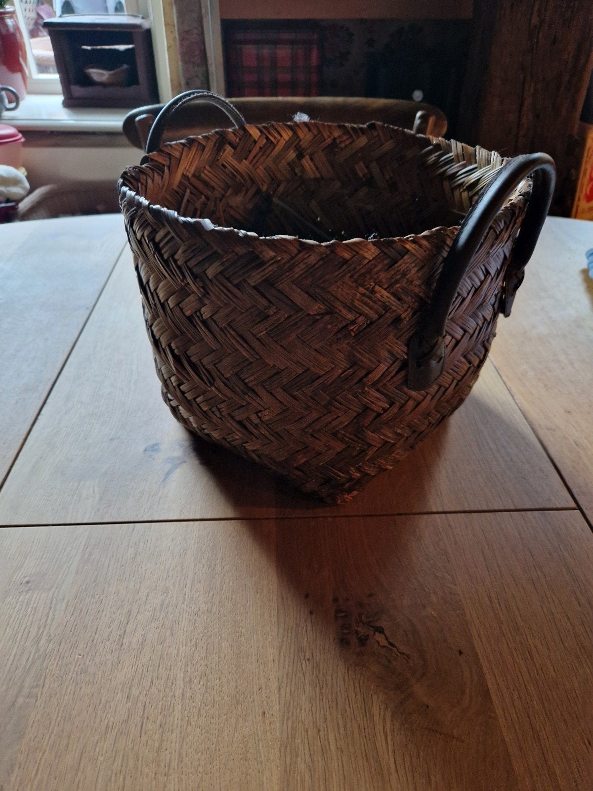 MAND, Gevlochten, Mand, Rond, Ophalen of Verzenden