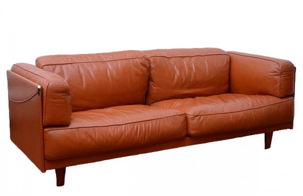 Mooie Poltrona Frau Twice 2,5 zits design bank, Gebruikt, Driepersoons, 75 tot 100 cm, Ophalen of Verzenden
