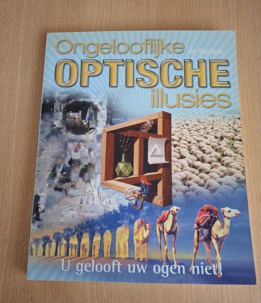 Boek Ongelooflijke Optische Illusies, Boeken, Ophalen of Verzenden, Zo goed als nieuw, Overige onderwerpen