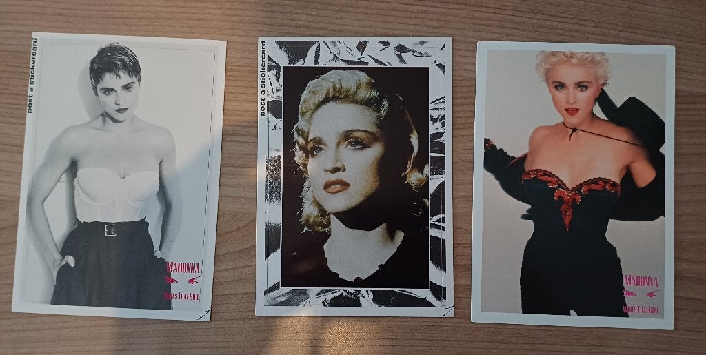 Madonna Verkerke (sticker) kaarten, Verzamelen, Verzenden, Voor 1940, Zo goed als nieuw, Overige onderwerpen
