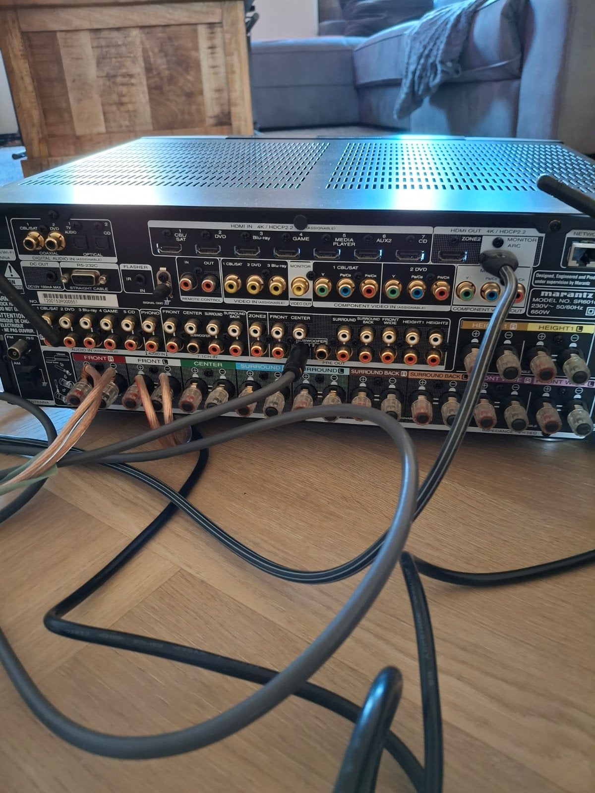 Marantz SR6010 AV-receiver - Zo goed als nieuw, Audio, Tv en Foto, Versterkers en Receivers, Zo goed als nieuw, 120 watt of meer