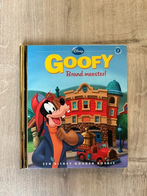 Goofy - Brandmeester! - gouden boekje Deel 2, Ophalen of Verzenden, Nieuw, Fictie algemeen, Voorleesboek