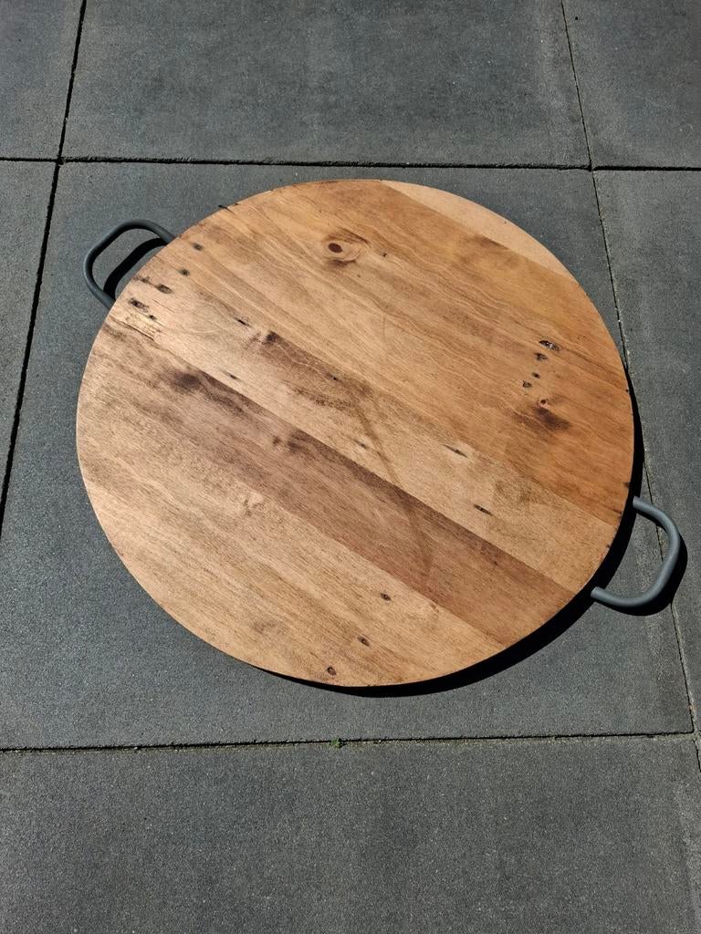Houten plateau ongeveer 45 cm diameter, Ophalen, Nieuw
