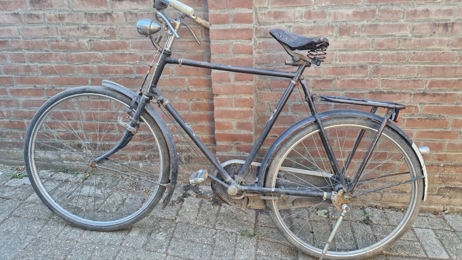 fongers oldtimer fiets, Ophalen