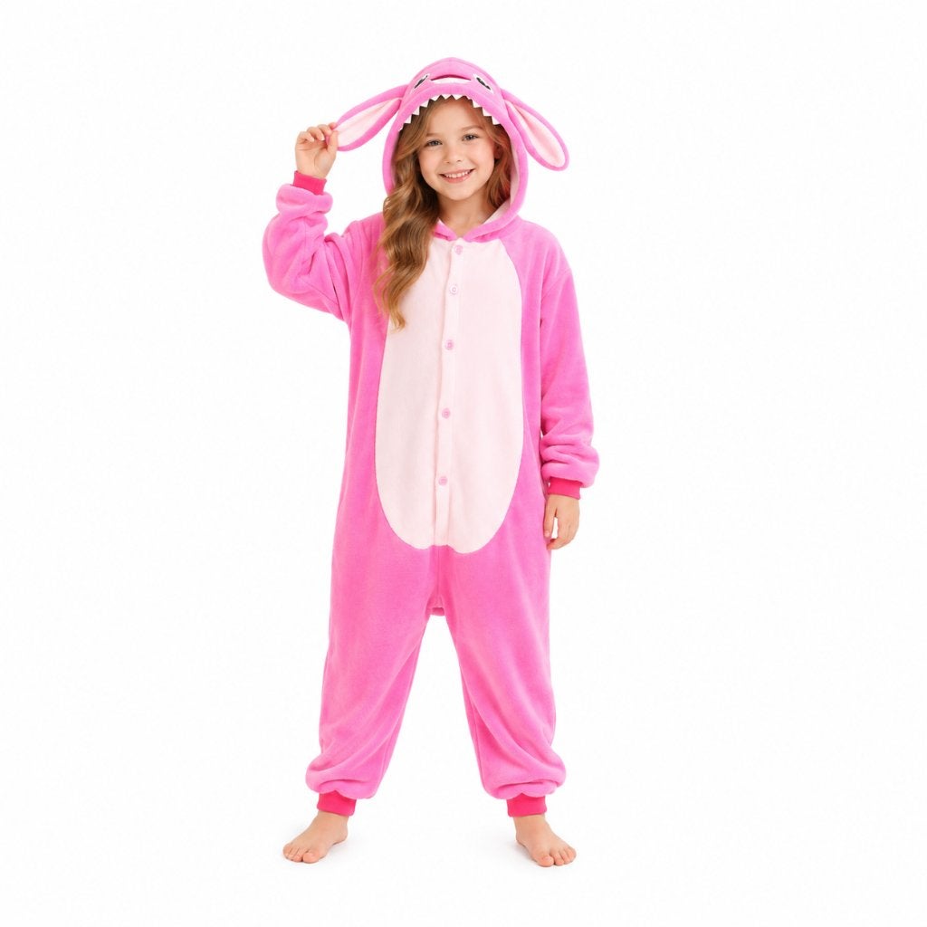 Angel Stitch Roze verkleden onesie kind dames heren, Ophalen of Verzenden, Nieuw, 110 t/m 116, Jongen of Meisje