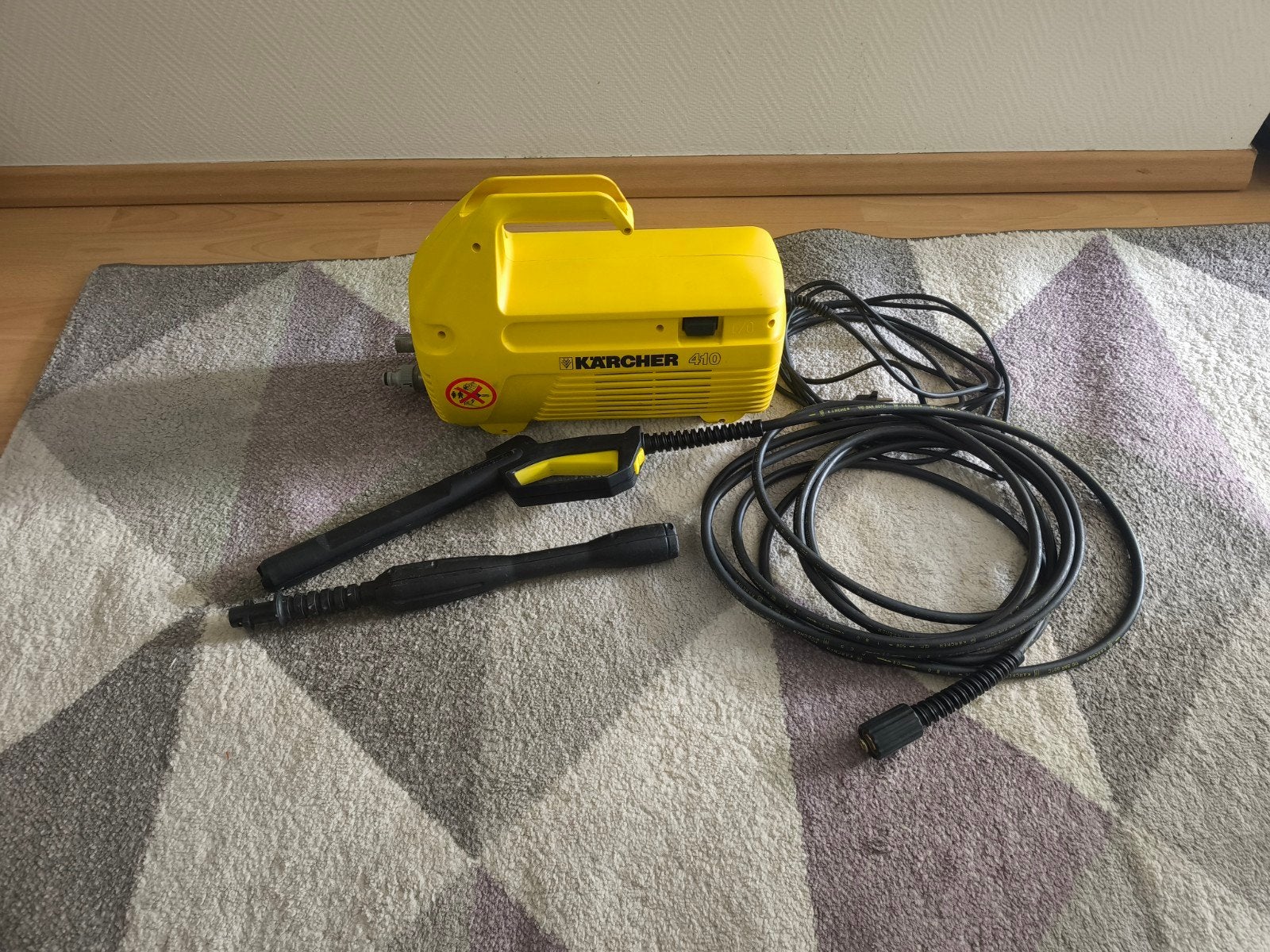 Kärcher 410 hogedrukreiniger - Compact en krachtig, Ophalen of Verzenden, Gebruikt, Elektrisch, Kärcher