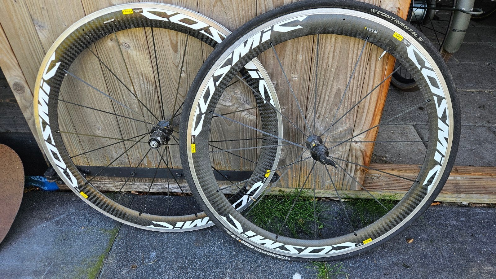 Mavic Cosmic Carbon voorwiel. (achterwiel defect), Fietsen en Brommers, Wiel, Gebruikt, Ophalen of Verzenden, Mavic