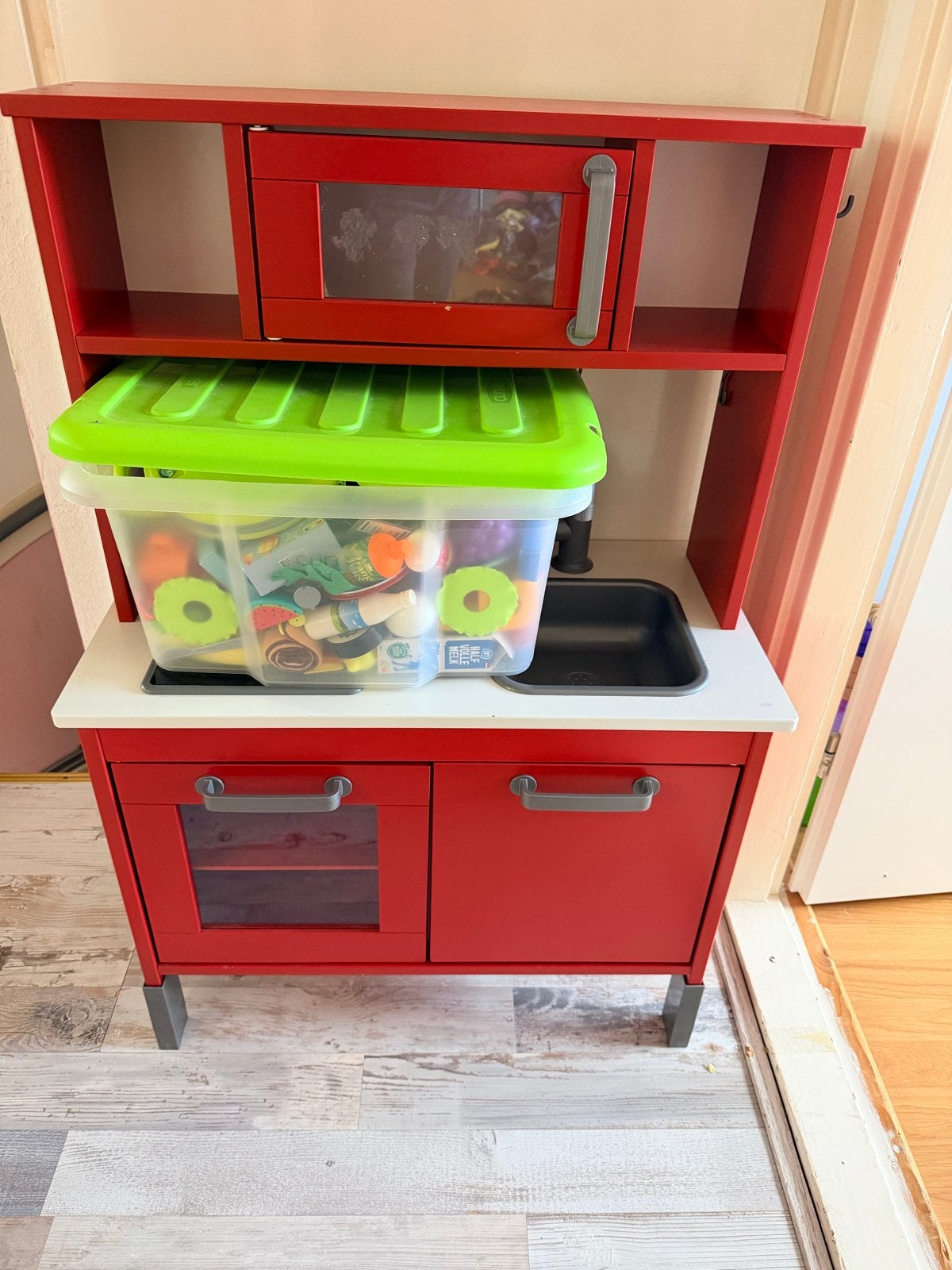 IKEA Duktig Speelkeuken met accessoires, Kinderen en Baby's, Ophalen, Gebruikt, Hout, Speelkeuken