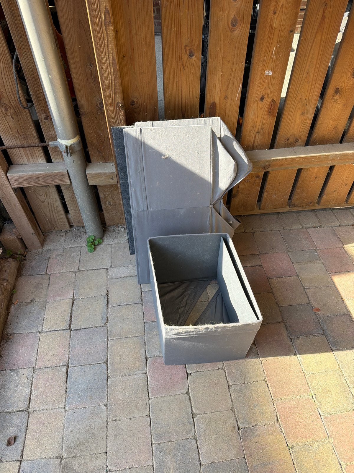 Ikea Kallax lade bakken - gratis af te halen, Ophalen, Gebruikt, Grijs, Textiel