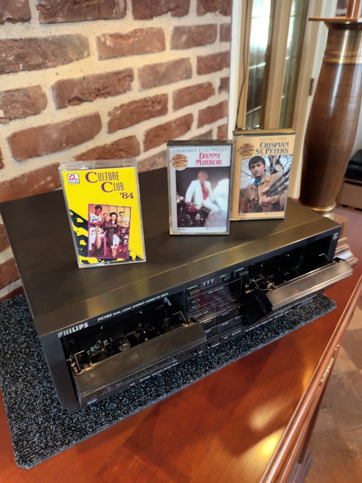 Philips dubbel cassettedeck FC783, Ophalen of Verzenden, Cassettedeck, Philips