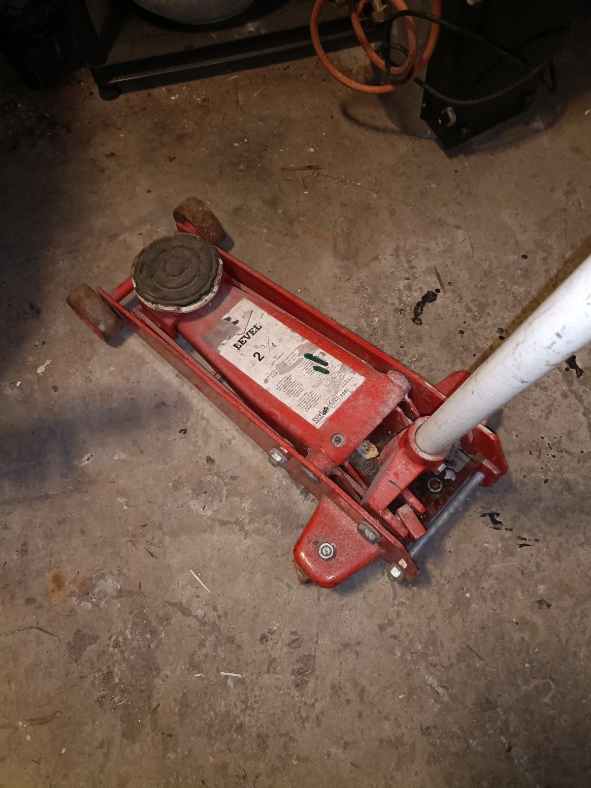auto krik 2.1 ton., Auto diversen, Ophalen, Gebruikt, Hydraulisch, Garagekrik
