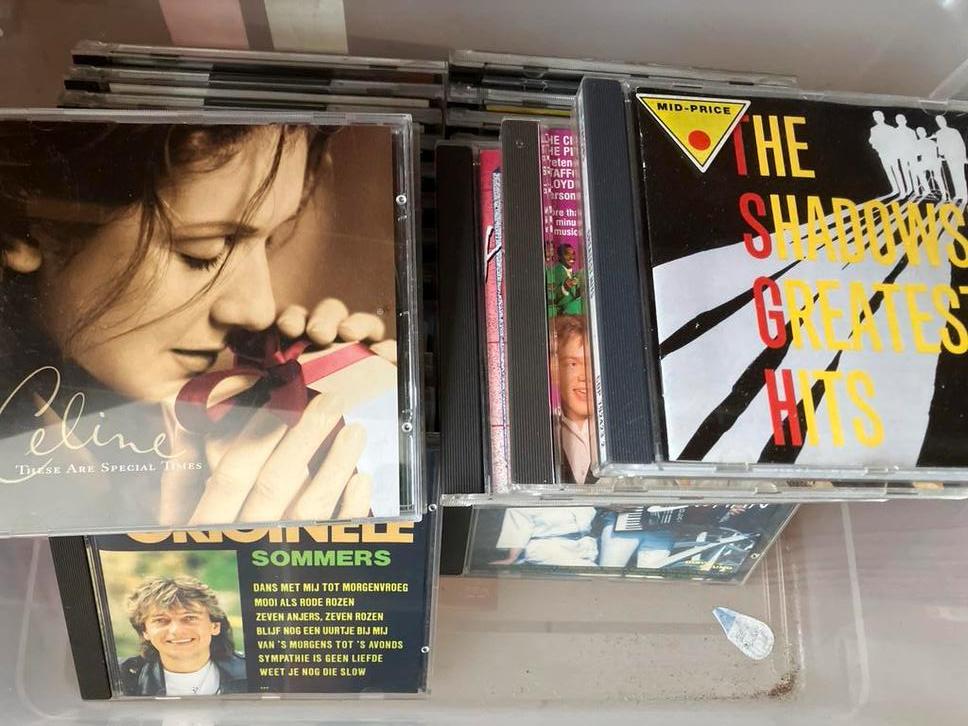 20 bananen dozen met, cd's, dvd's en lp's, Ophalen of Verzenden, Gebruikt
