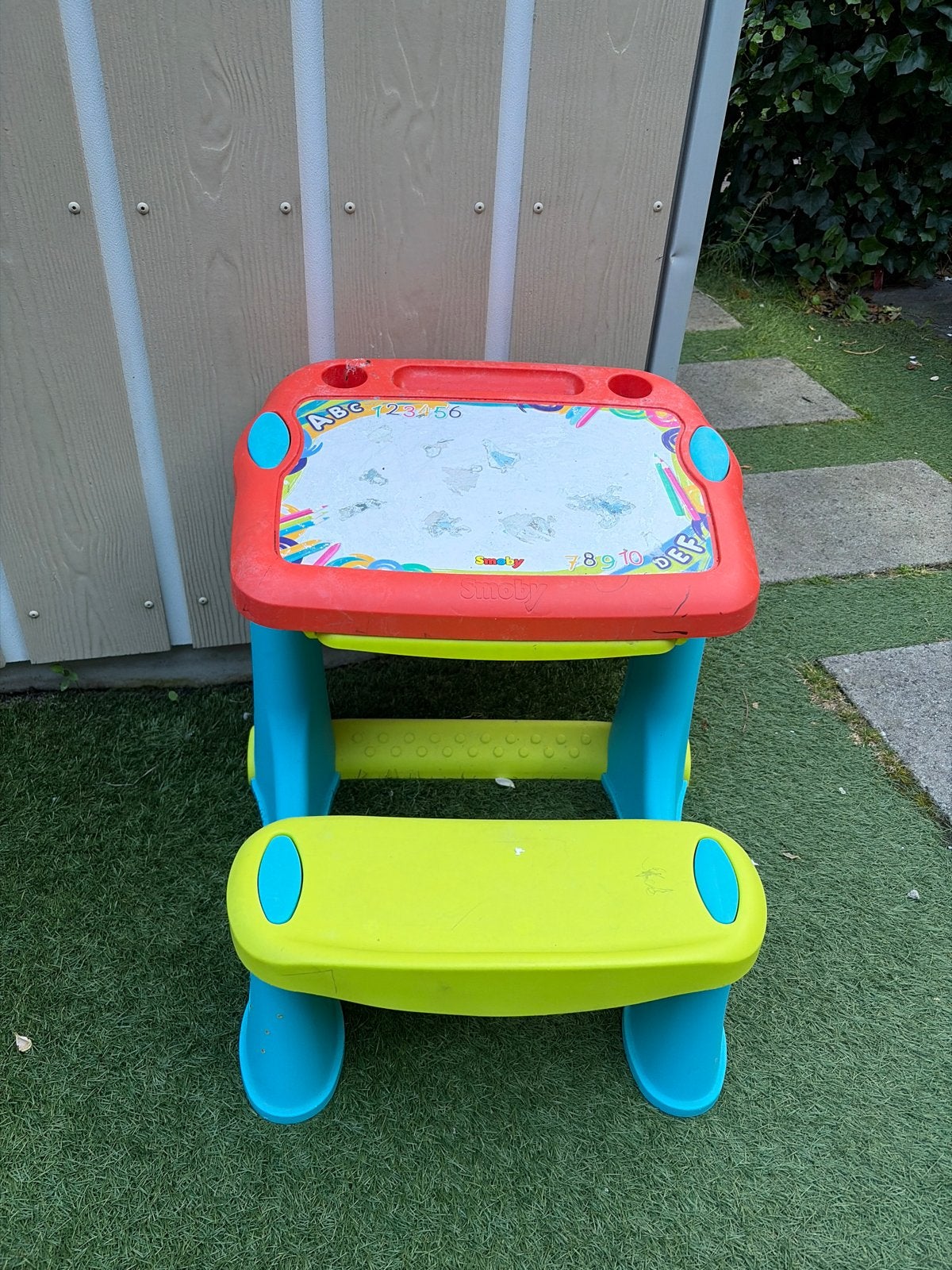 Smoby Tekentafel / Schoolbankje voor Kinderen, Ophalen of Verzenden, Gebruikt, Jongen of Meisje