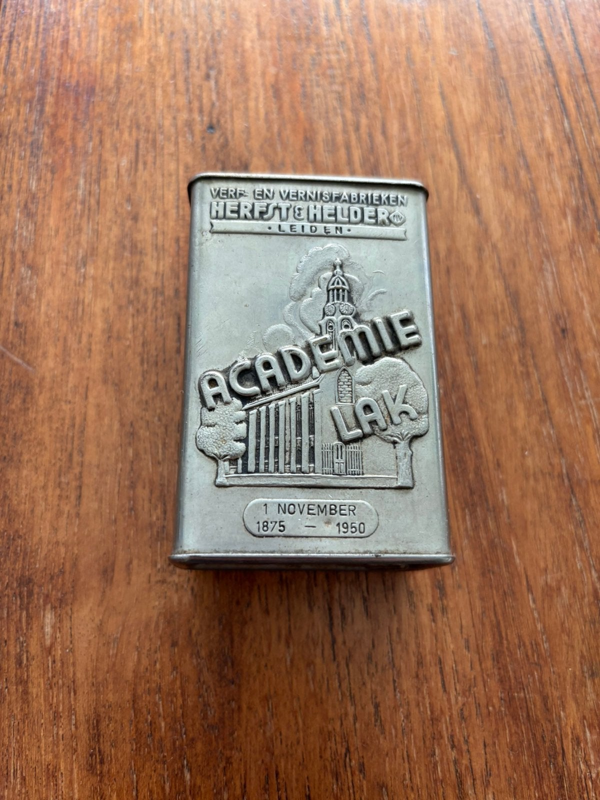 Zeldzame vintage aansteker Leiden, Verzamelen, Ophalen of Verzenden, Gebruikt, Aansteker