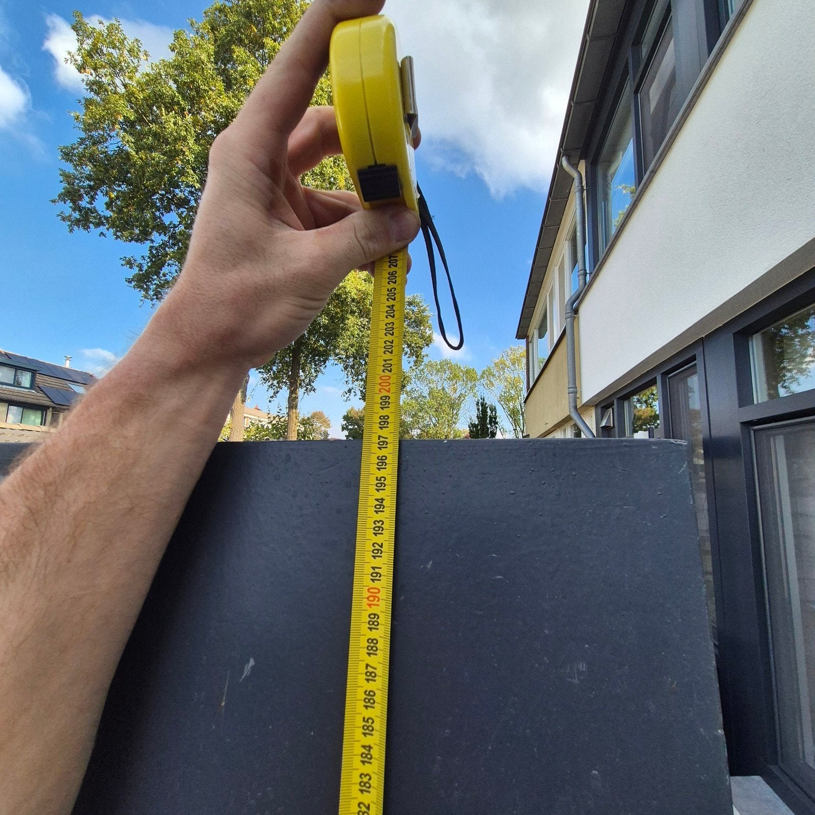 Watervast hardhouten multiplex deur met slot, Ophalen, Gebruikt, 80 tot 100 cm, Buitendeur