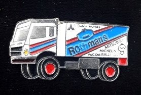 Mitsubishi Rothmans truck pin, Verzamelen, Speldjes, Pins en Buttons, Verzenden, Nieuw, Transport, Speldje of Pin