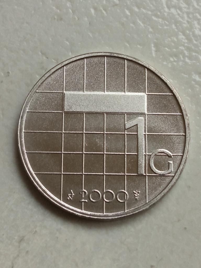 Nederland 1 gulden 2000., Postzegels en Munten, Munten | Nederland, Ophalen of Verzenden, Koningin Beatrix, 1 gulden, Losse munt