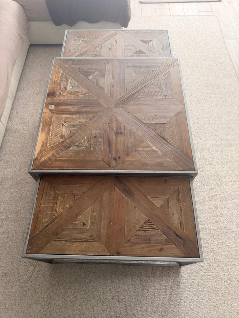 Riveira maison salontafel, Ophalen, 50 tot 100 cm, Eikenhout, Zo goed als nieuw