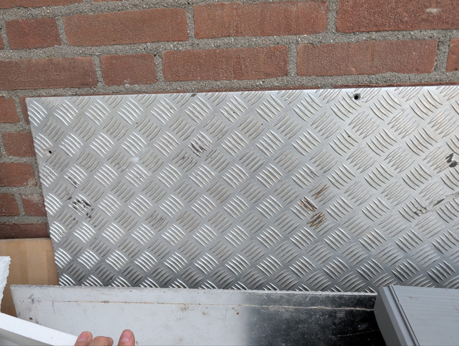 Aluminium traanplaat , 2 maten, 7mm dik, . 300x152 300x117, Doe-het-zelf en Verbouw, Ophalen, Aluminium