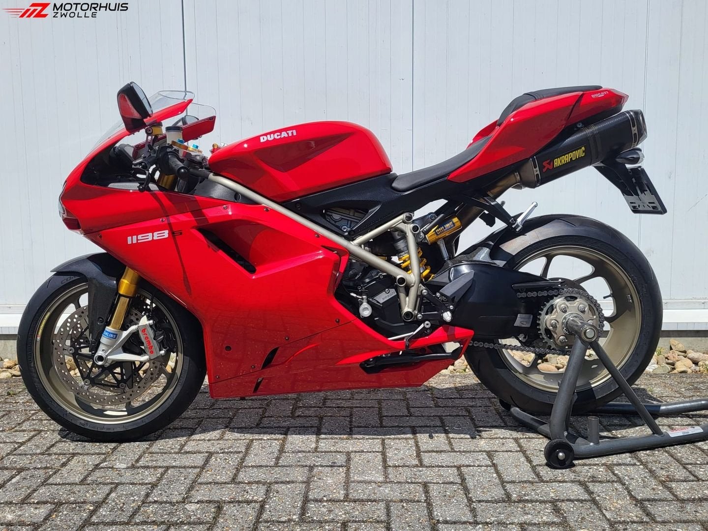 Ducati 1198 S (bj 2009 - 9.459 km !!) Akrapovic - als nieuw, DUCATI, 2 cilinders, 1198 cc, Motorrijbewijs A