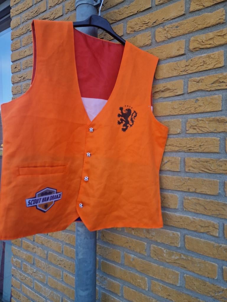 Oranje gilet  wk voetbal outfit accessoires, Maat L, Ophalen of Verzenden, Nieuw, Overige typen