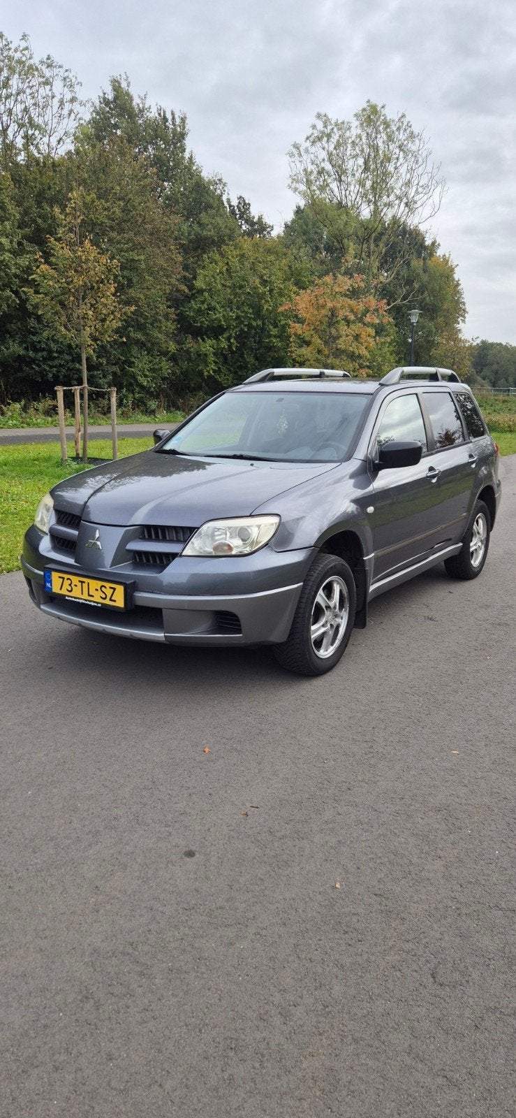 Mitsubishi Outlander 2.0 MPI 2WD 2006 Grijs, Auto's, Voorwielaandrijving, Outlander, 4 cilinders, 1415 kg