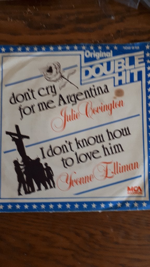 julie covington - don,t cry argentina  -g, Verzenden, 7 inch, Single, Pop