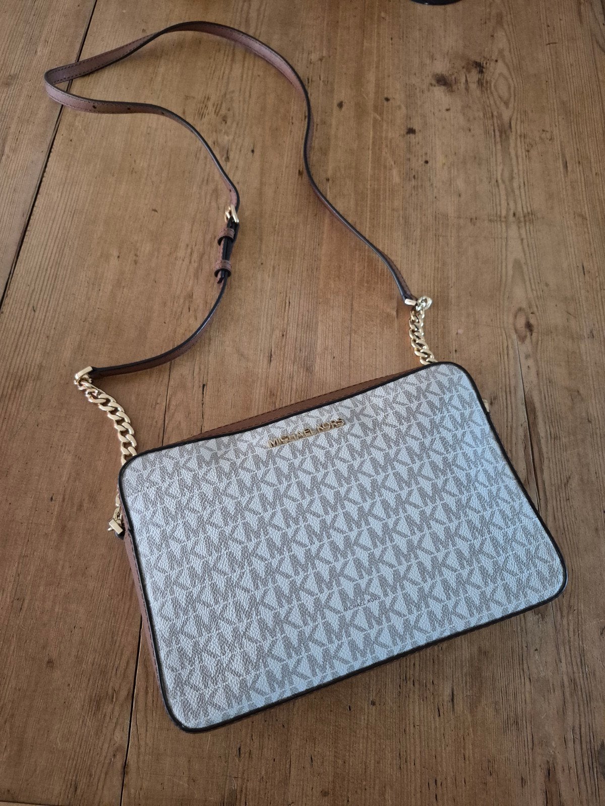 Michael Kors Jet Set crossbody, Ophalen of Verzenden, Zo goed als nieuw, Overige kleuren, Overige merken