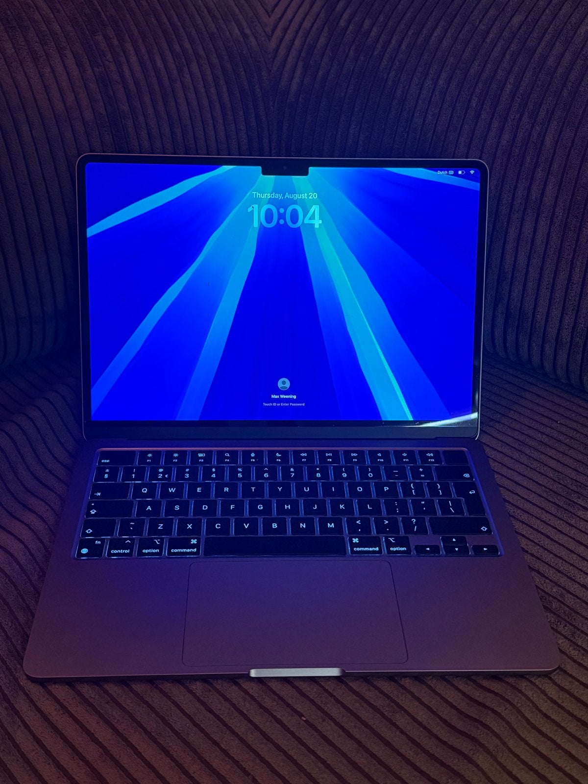 MacBook Air M2 (2022) - 512GB SSD - 8GB RAM, Computers en Software, Apple Macbooks, Ophalen, Gebruikt, 8 GB, 13 inch