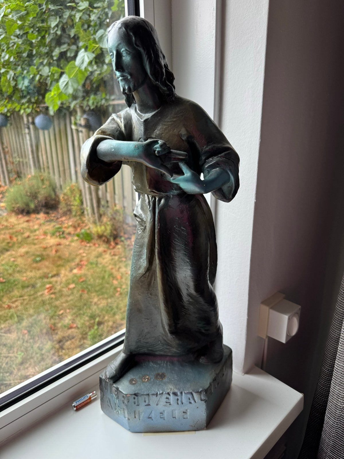 Vintage heiligen beeld - Religieuze kunst, Ophalen