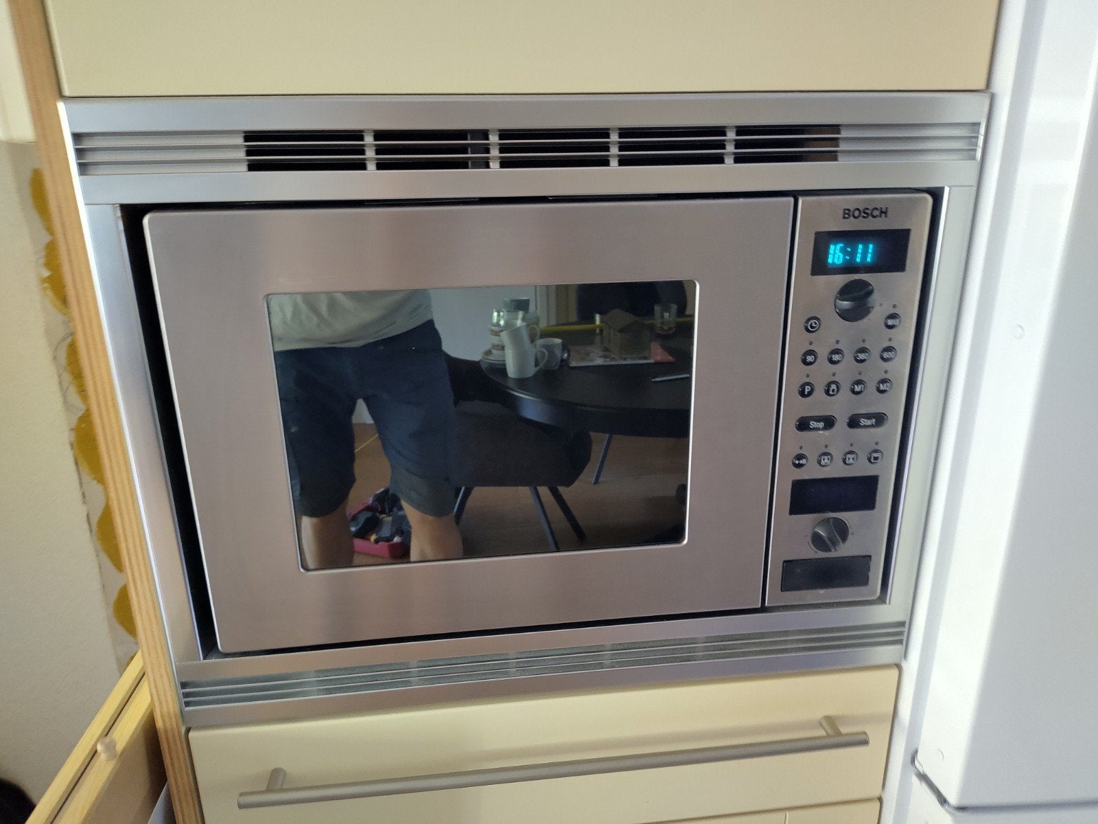 gratis Bosch combi oven magnetron, Witgoed en Apparatuur, Ophalen, Gebruikt