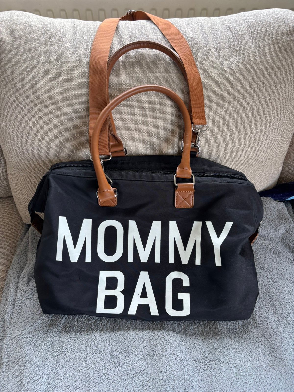 Mommy bag / luiertas, Kinderen en Baby's, Luiertassen, Verzorgingstas, Gebruikt, Zwart, Ophalen of Verzenden