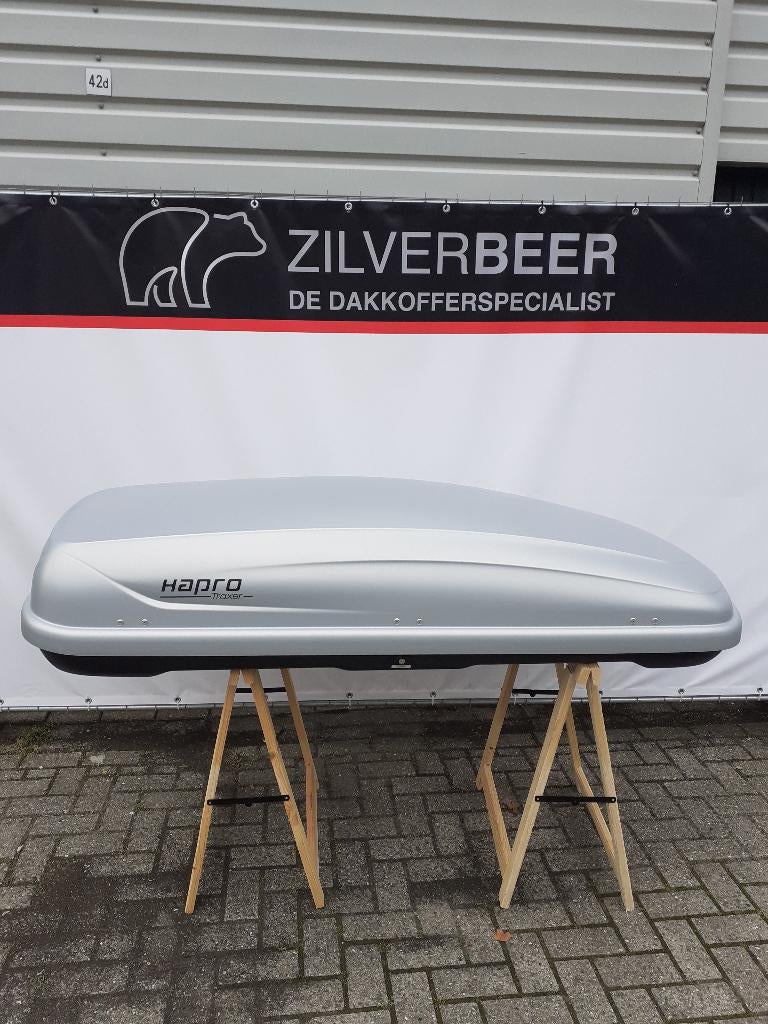 Te huur: Hapro Traxer 6.6 Skibox + Thule Dakdragers, Auto diversen, Dakkoffers, Ophalen, Zo goed als nieuw