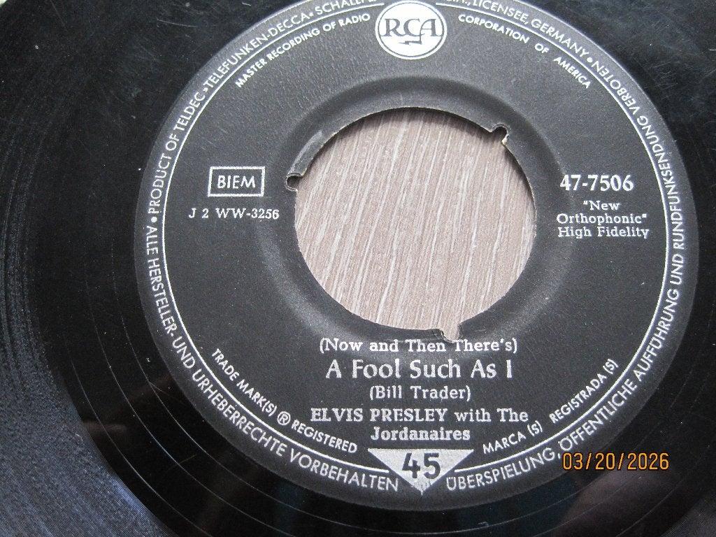 Elvis Presley  -  I need your love tonight, Originele persing, Ophalen of Verzenden, Gebruikt, Pop