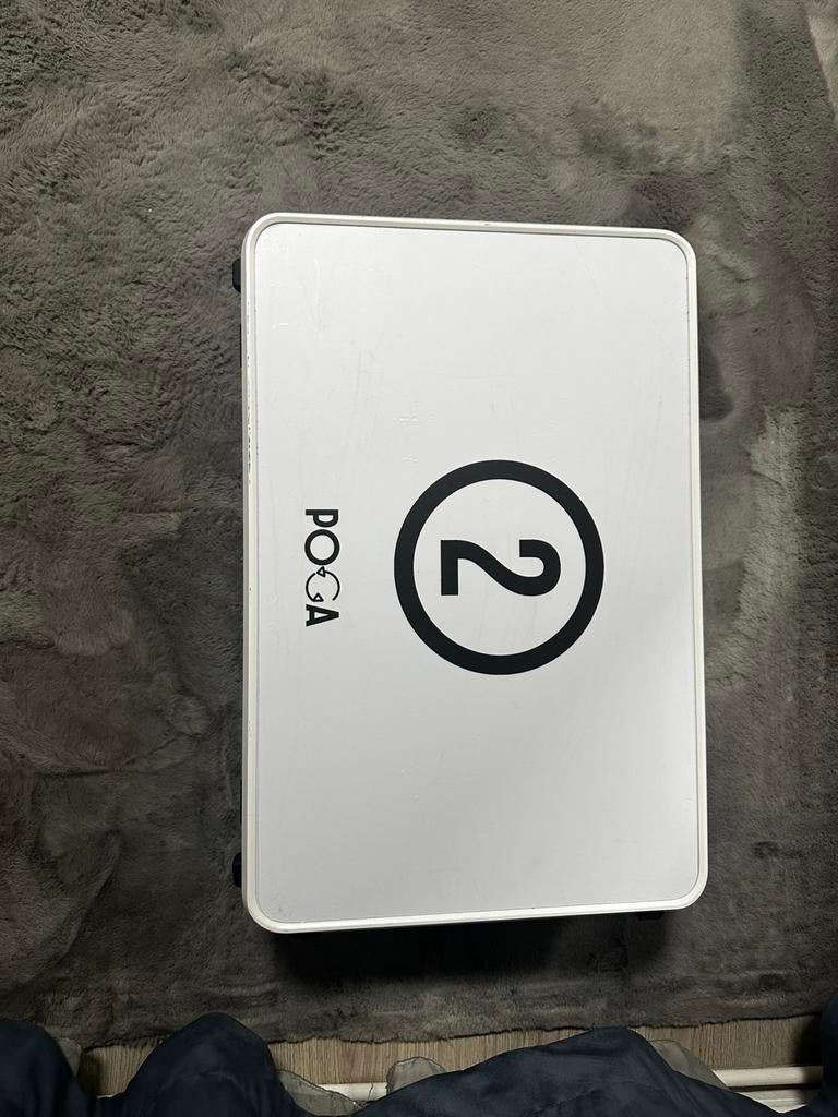 POGA Lux White Gaming Case Ps5 Slim Disc + 2 controllers, Spelcomputers en Games, Ophalen, Zo goed als nieuw, Playstation 5