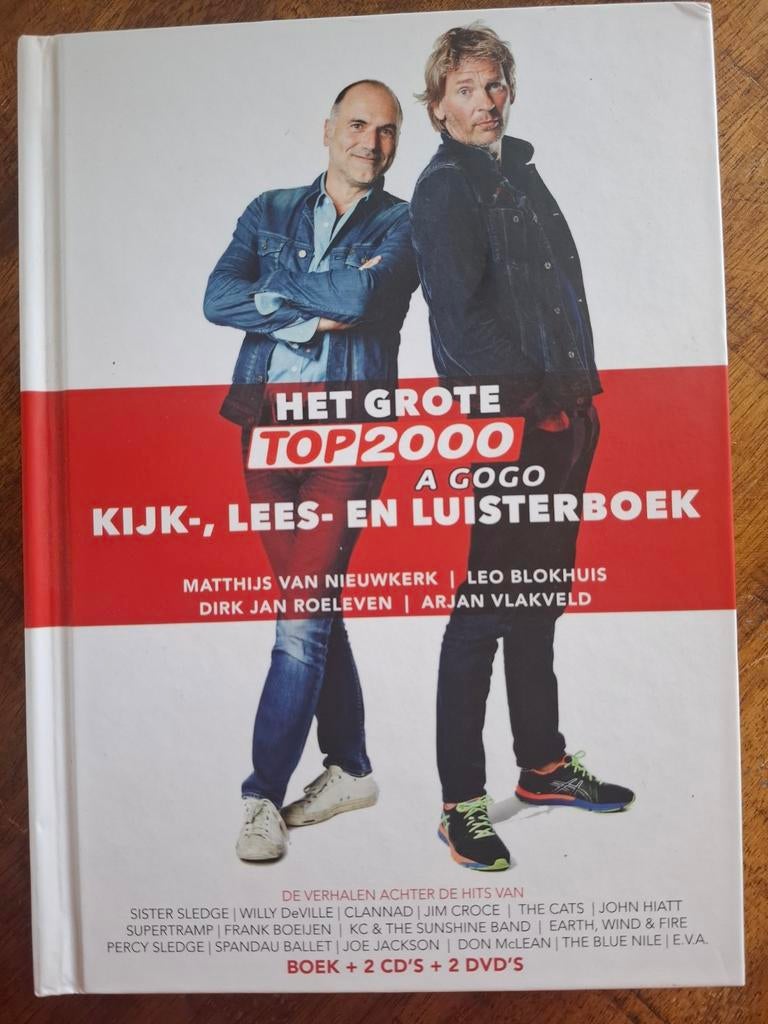 Het Grote Top 2000 a Gogo Kijk-, Lees- en Luisterboek, Ophalen of Verzenden, Zo goed als nieuw, Artiest, Matthijs van Nieuwkerk, Leo Blokhuis