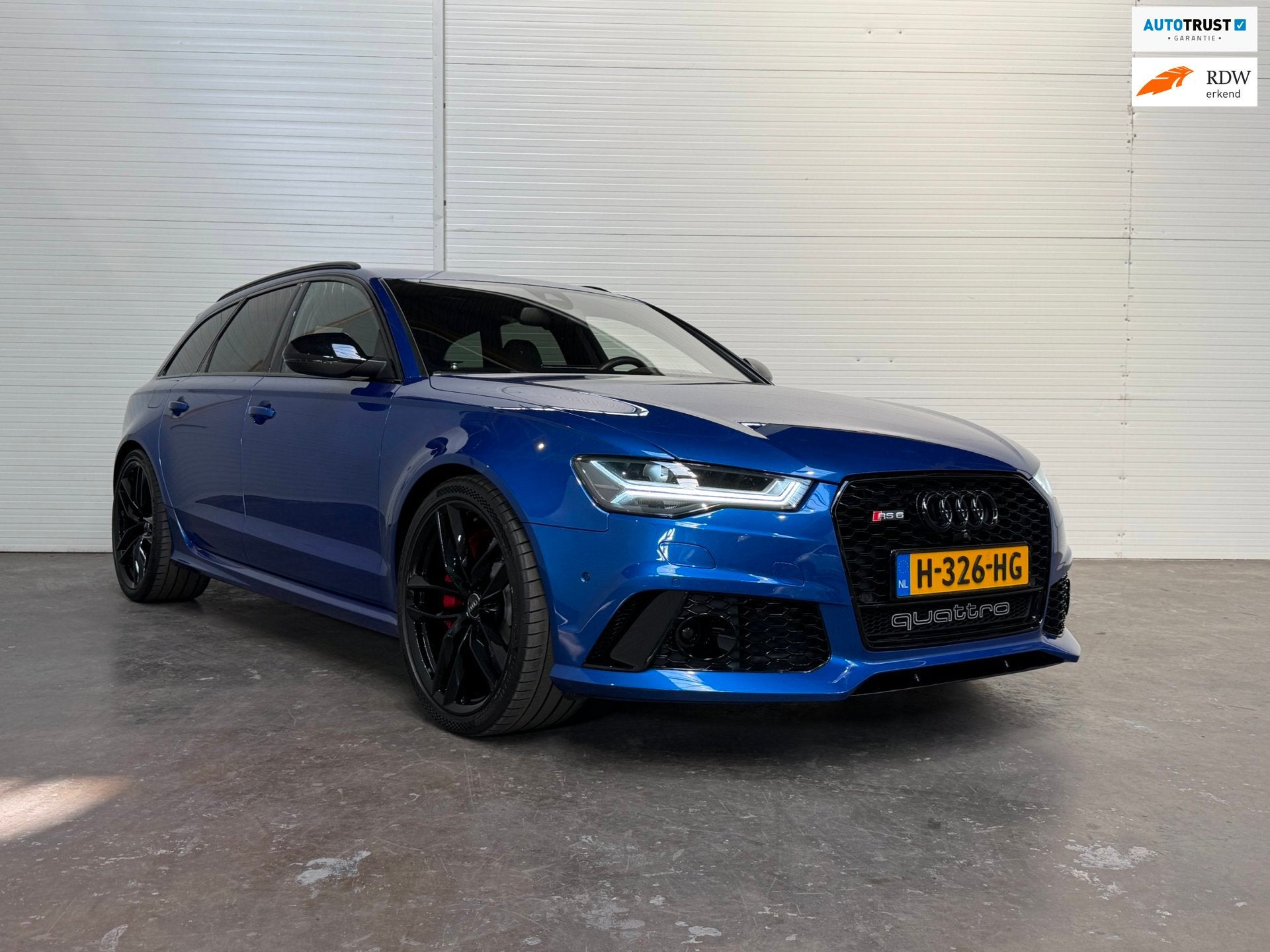 Audi A6 Avant 4.0 TFSI RS 6 quattro performance Pro Line Plu, Auto's, Audi, Automaat, Gebruikt, Blauw, Adaptive Cruise Control