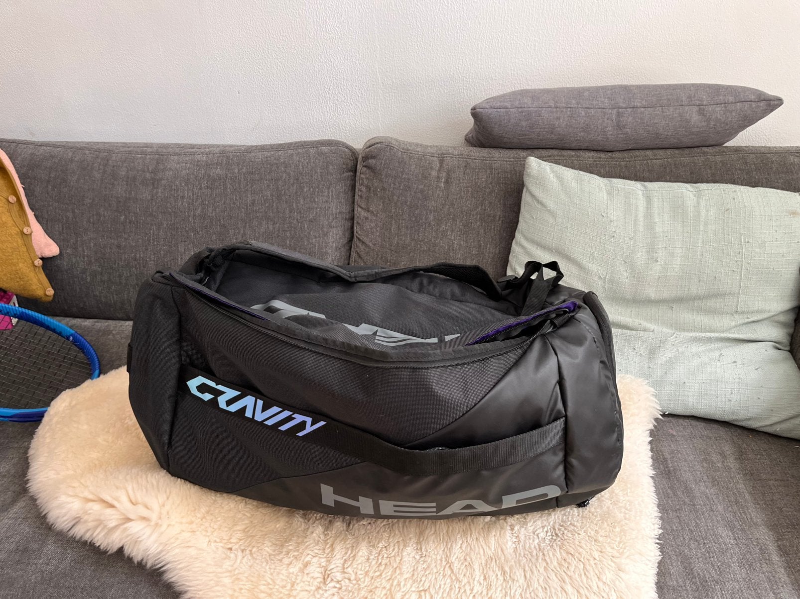 Head Gravity Tennistas 6 rackets, Sport en Fitness, Tennis, Ophalen, Zo goed als nieuw, Tas, Head