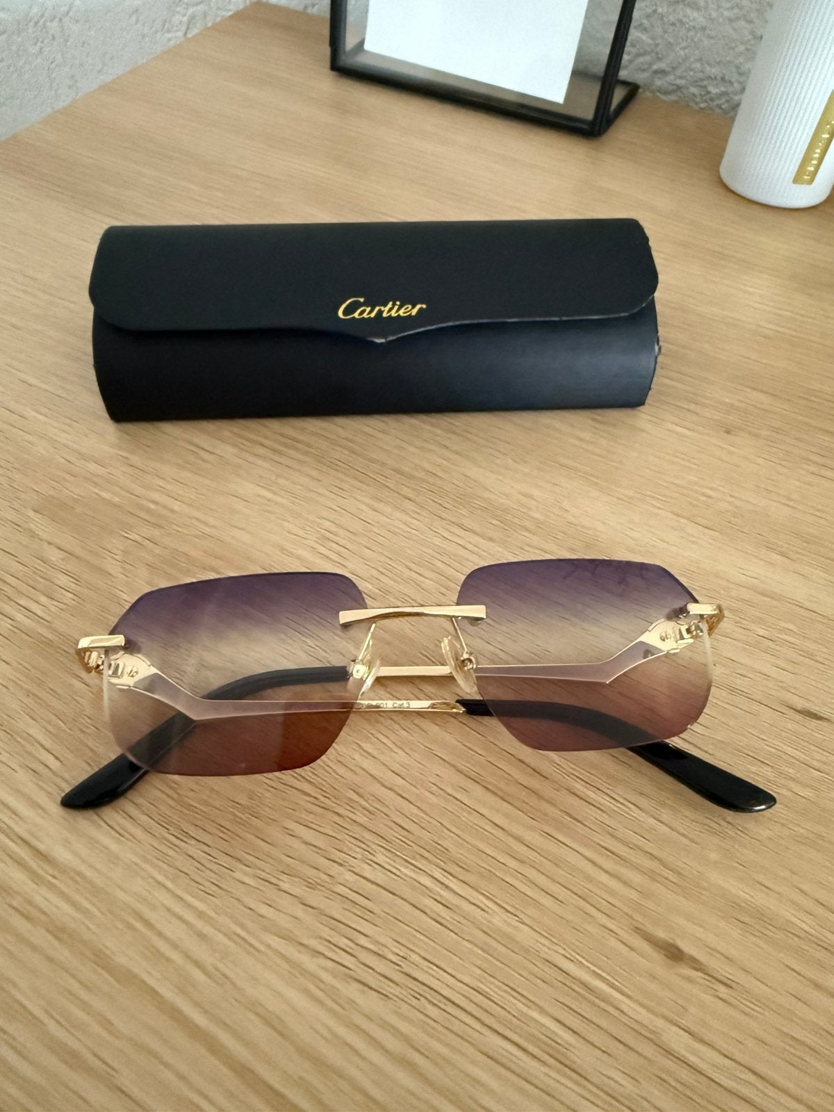Cartier CT01200S, Ophalen, Zo goed als nieuw, Bril, Overige merken