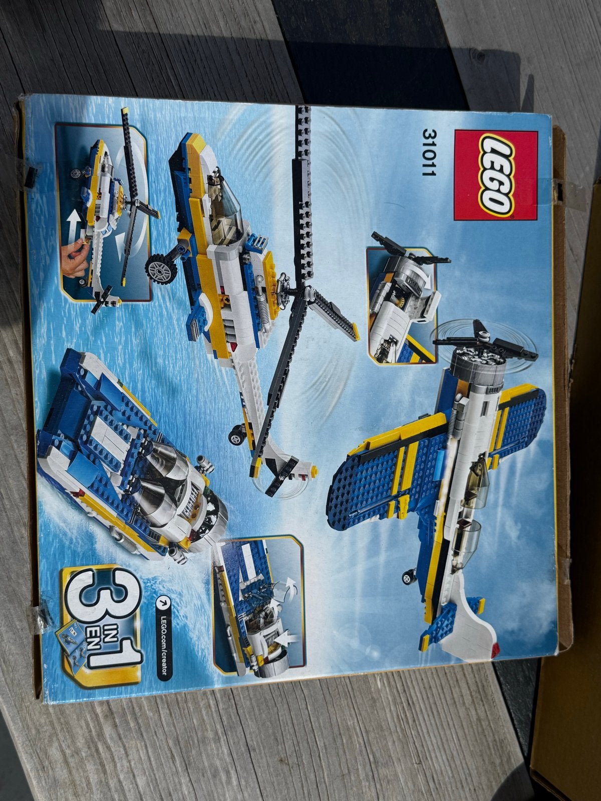 Lego Creator 31011 Vliegtuig Avonturen 3-in-1, Gebruikt, Lego, Ophalen of Verzenden, Compleet