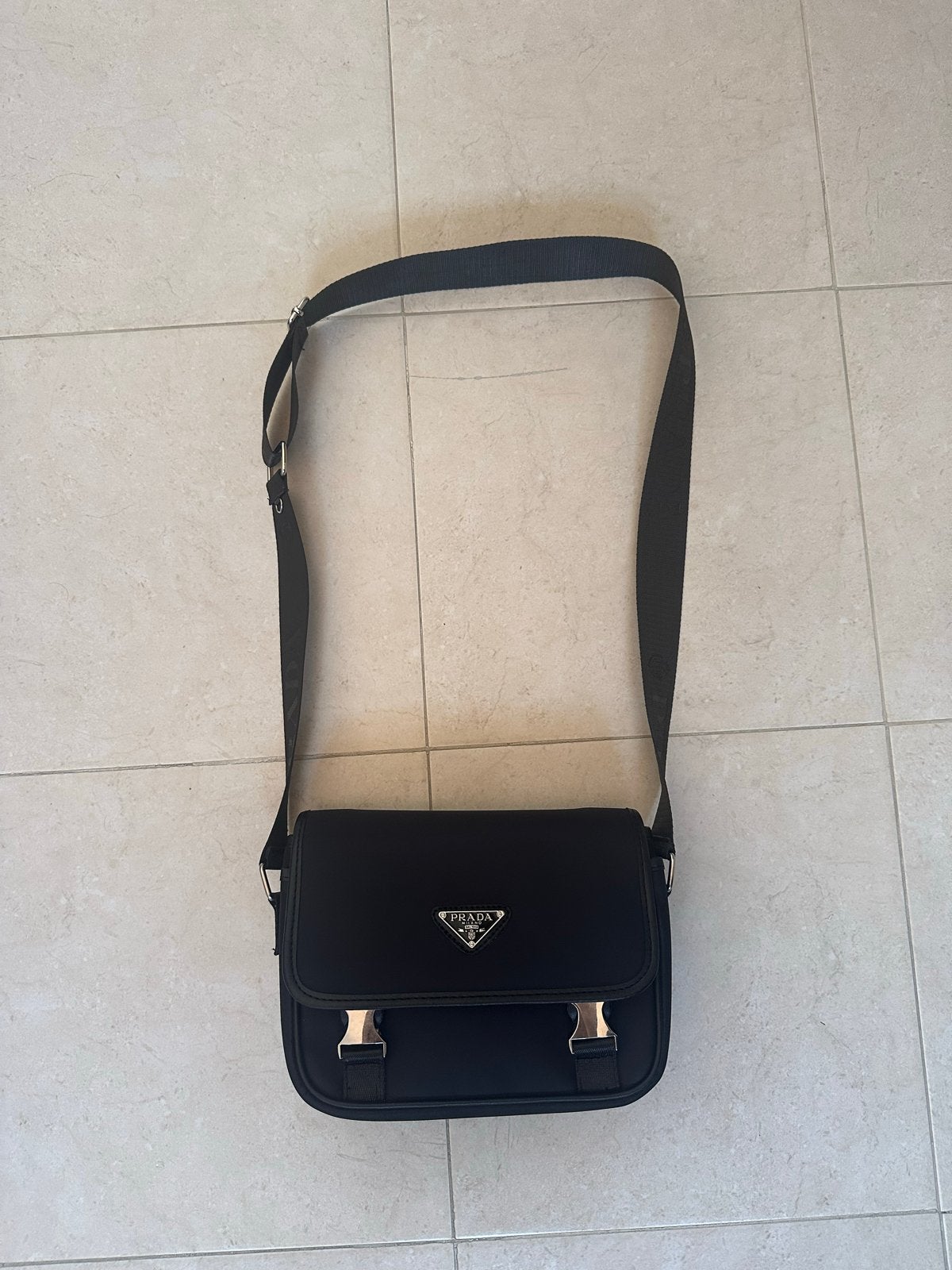 Prada re-nylon schoudertas, Verzenden, Nieuw, Zwart, Overige merken